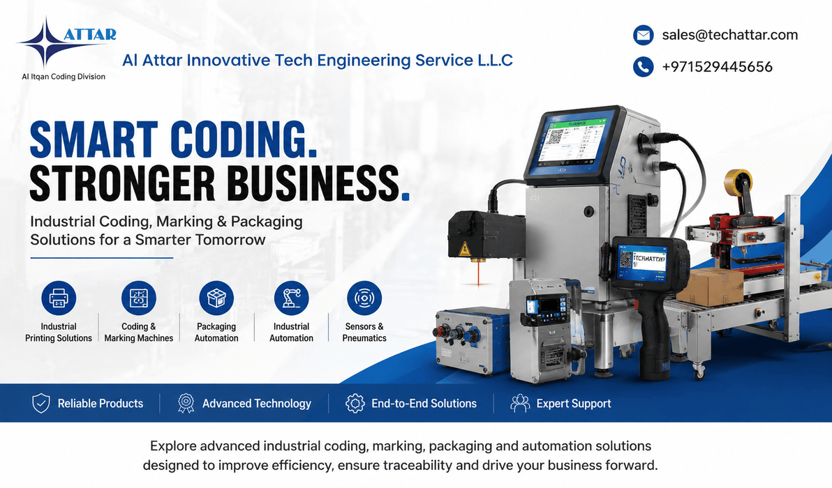 Modern Coding and Marking Solutions for Smarter GCC Manufacturing