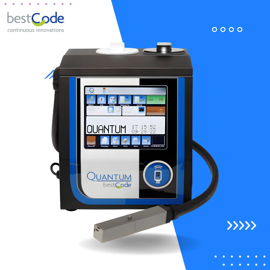 BestCode Quantum CIJ Printer for Date, Batch & Barcode Coding
