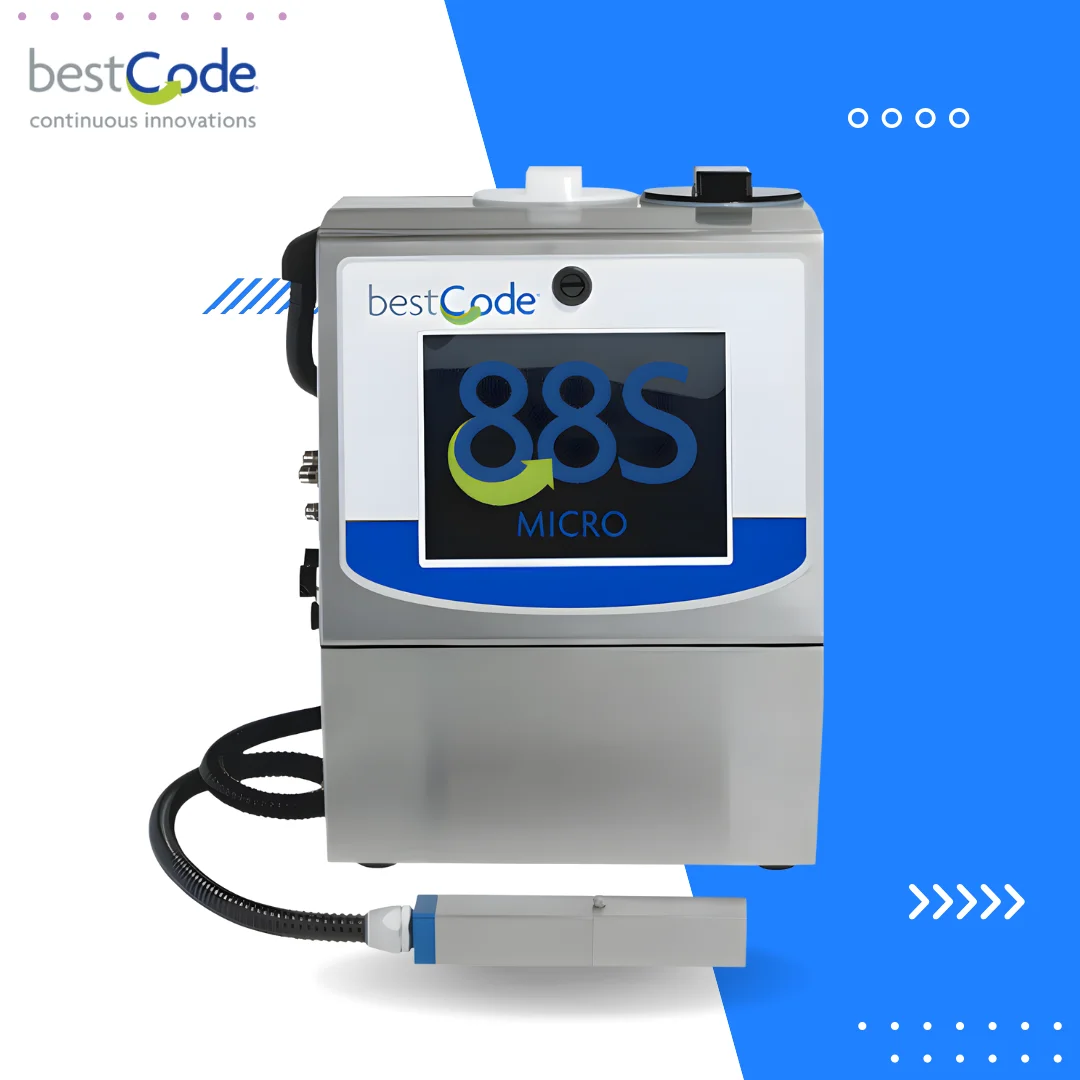 BestCode 88S Micro CIJ Printer for Food, Pharma & FMCG Coding