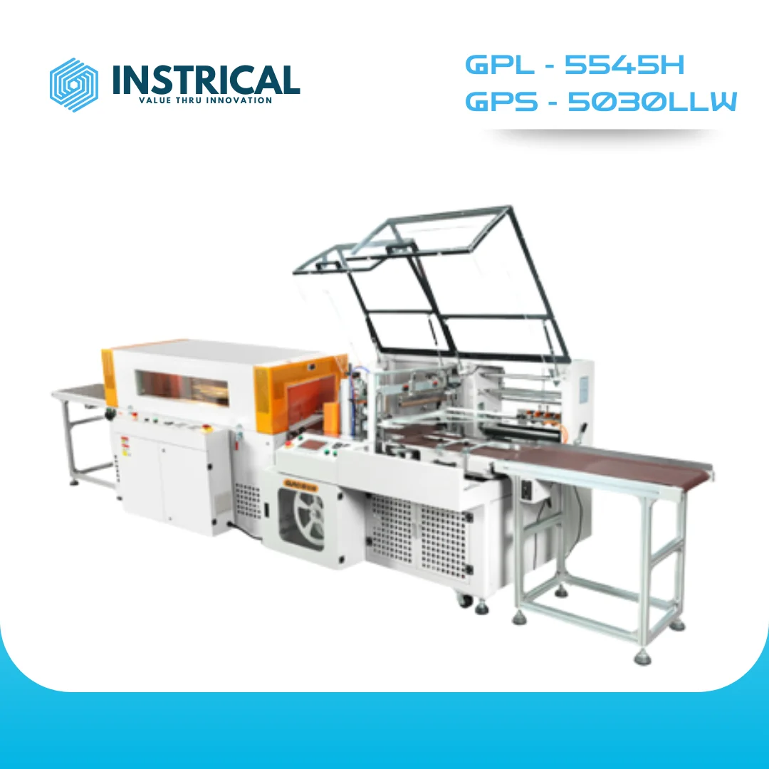 Automatic High Speed Edge Sealing and Shrinking Machine GPL-5545H + GPS-5030LLW