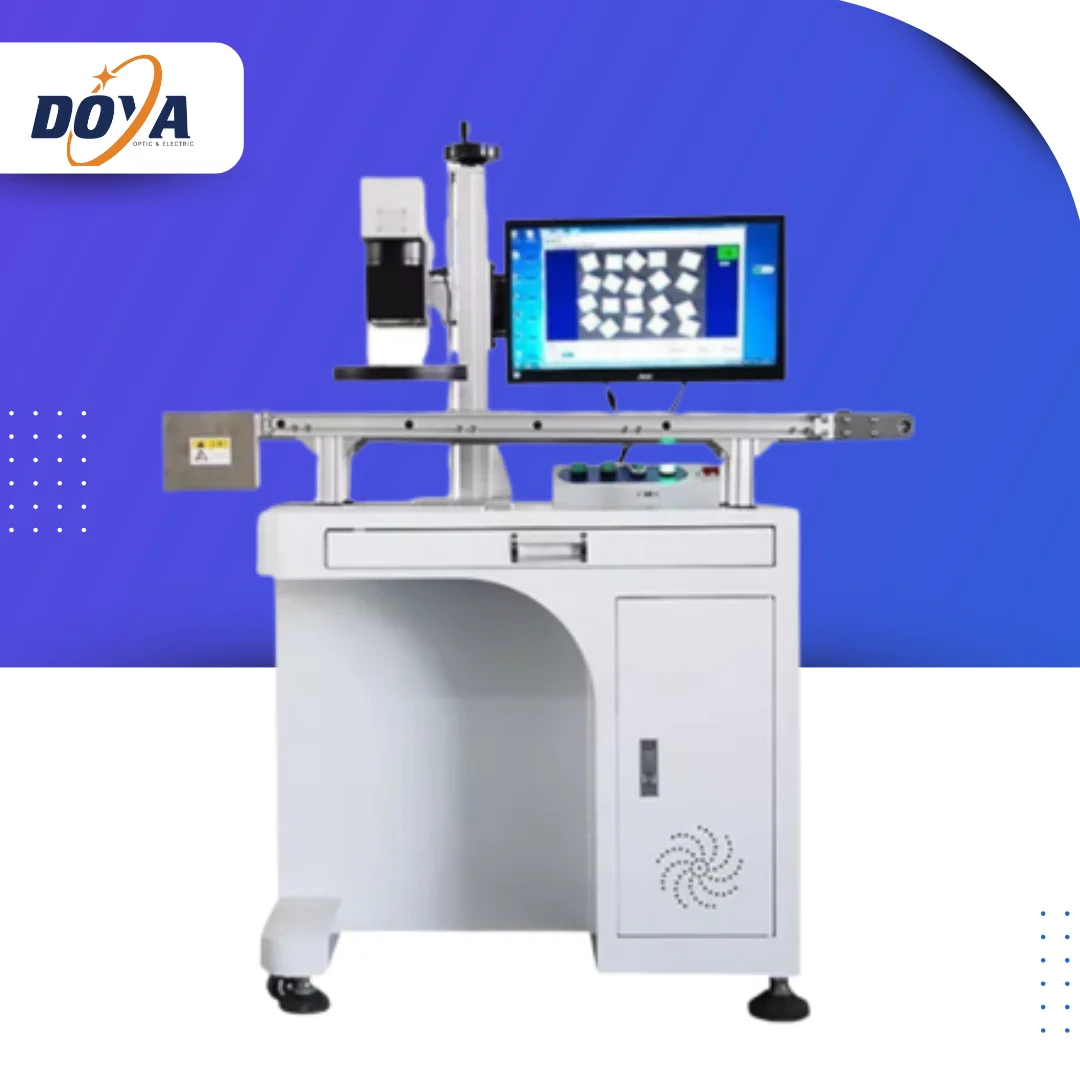 Doyalaser Automatic Focus CCD Vision Positioning Fiber Laser Marking Machine
