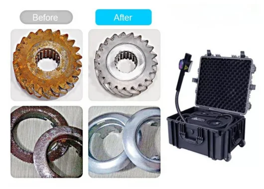 Doya Handheld Pulse Fiber Laser Cleaning Machine For Mould Rust Removal