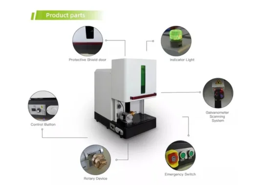 Doyalaser Enclosed Desktop Type Laser Marking Machine