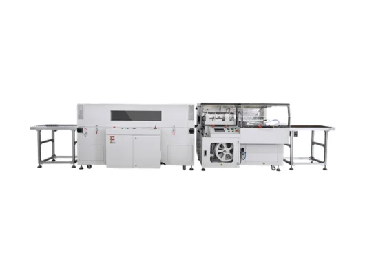 Auto High-Speed Vertical L-Bar Sealer and Shrinking Packaging Machine  GPL-5545DH + GPS-5030LW
