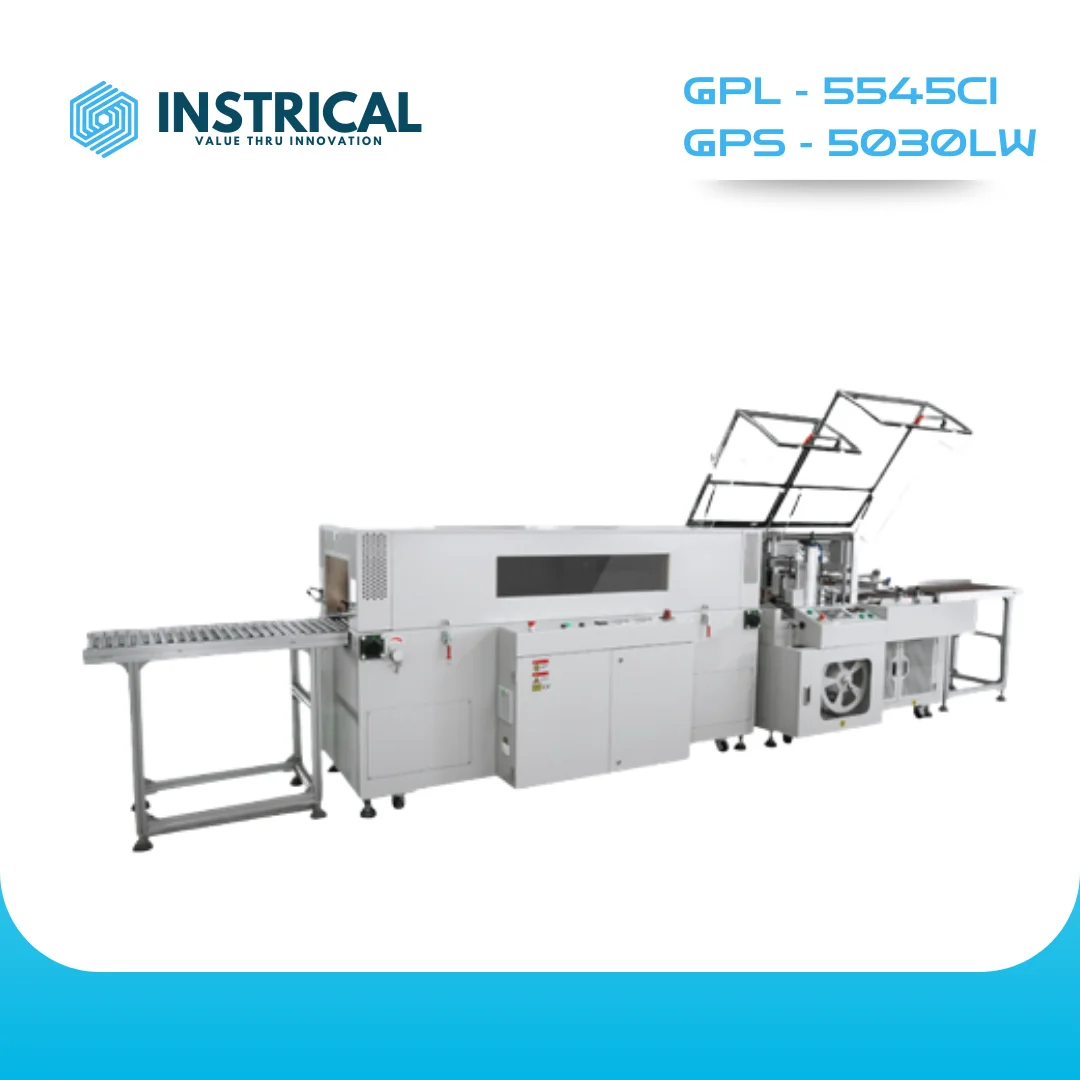 Automatic Edge Sealing and Shrinking Packaging Machine GPL-5545CI + GPS-5030LW